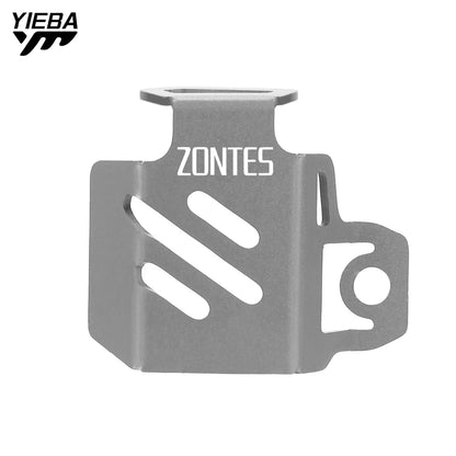 Motorcycle CNC Rear Brake Fluid Reservoir Cover Guard Protector For Zontes G1-125 ZT125-U 125 U1 Z2 125 U125 Accessories