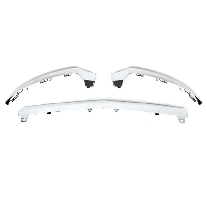 Lábio Frontal Para Choques AMG

Front Bumper Lower Lip Trim Molding Chrome for Mercedes C Class W205 2015-2018 3pcs  Set Front Bumper Lip Canard Lip Splitter