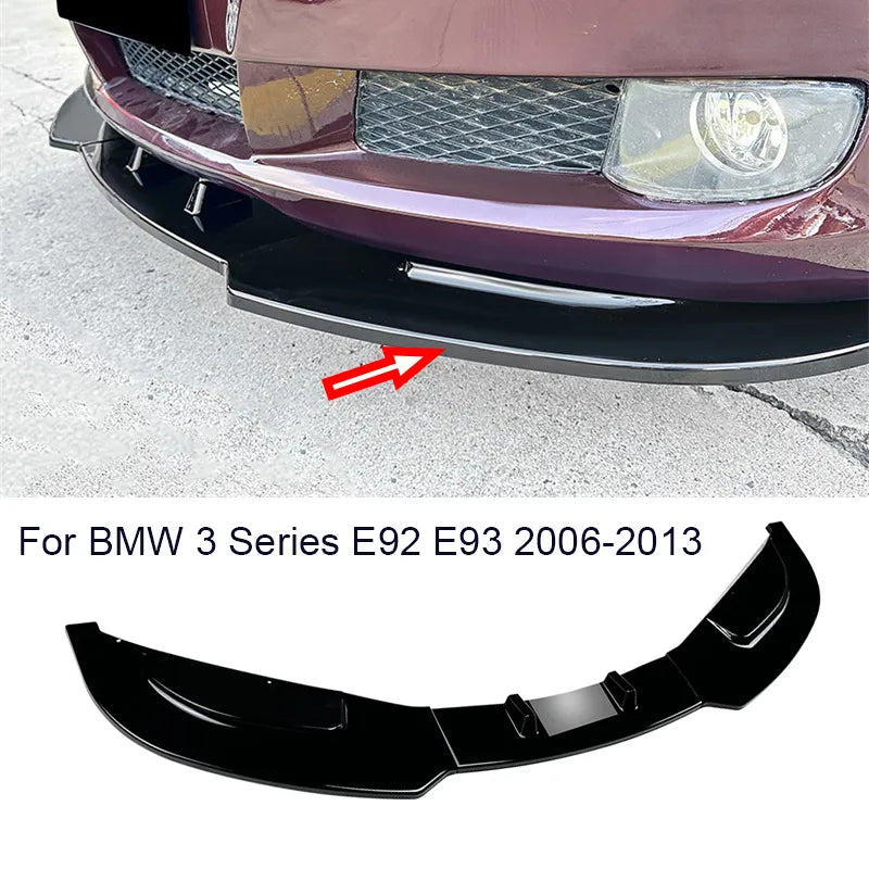 Lip Frontal Bmw e92 e93 

New For BMW 3 Series E92 E93 2006 - 2013 Car Front Bumper Lip Lower Spoiler Splitter Deflector Body Kit Cover Trim Protector