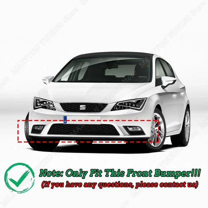 Lèvre Avant Seat Leon 5F

 Pour Seat Leon 3 MK3 5F 2012-2016 lèvre de pare-chocs inférieure avant séparateur diffuseur couvercle de protection ABS brillant noir Tuning