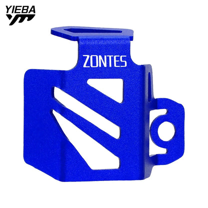 Motorcycle CNC Rear Brake Fluid Reservoir Cover Guard Protector For Zontes G1-125 ZT125-U 125 U1 Z2 125 U125 Accessories
