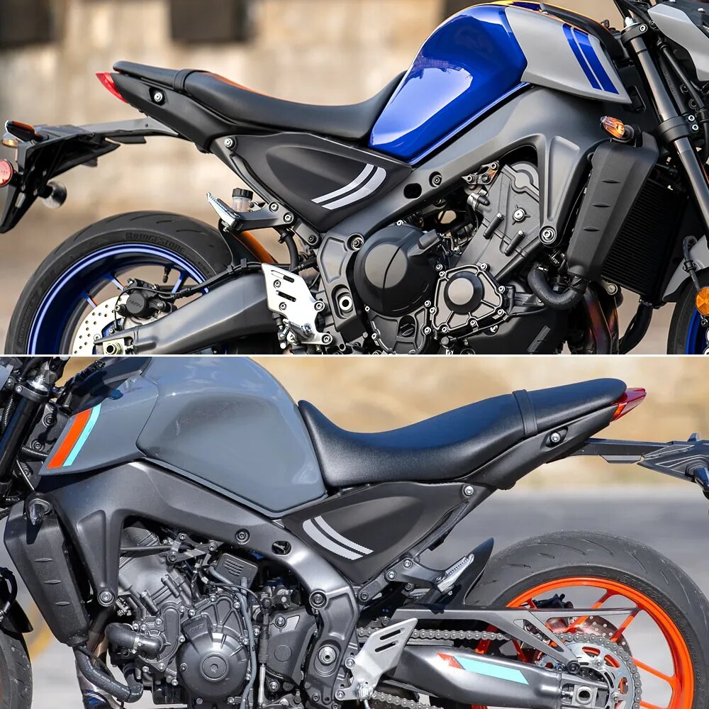 Protecção laterais    MT09 FZ09 MT FJ 09 Tracer XSR 900 2014-2020  Frame Protector Cover MT09 2021-2022 Infill Side Panels Fairings with Mounting Kit Motorcycle Accessories For Yamaha MT-09 MT 09