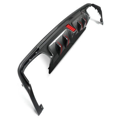 Kit Completo c63 com Stop Tipo F1 em Carbono Aquaprint Mercedes W213

E63 AMG Style Rear Diffuser Exhaust for Mercedes E Class W213 Sedan 2013-20 Carbon Look