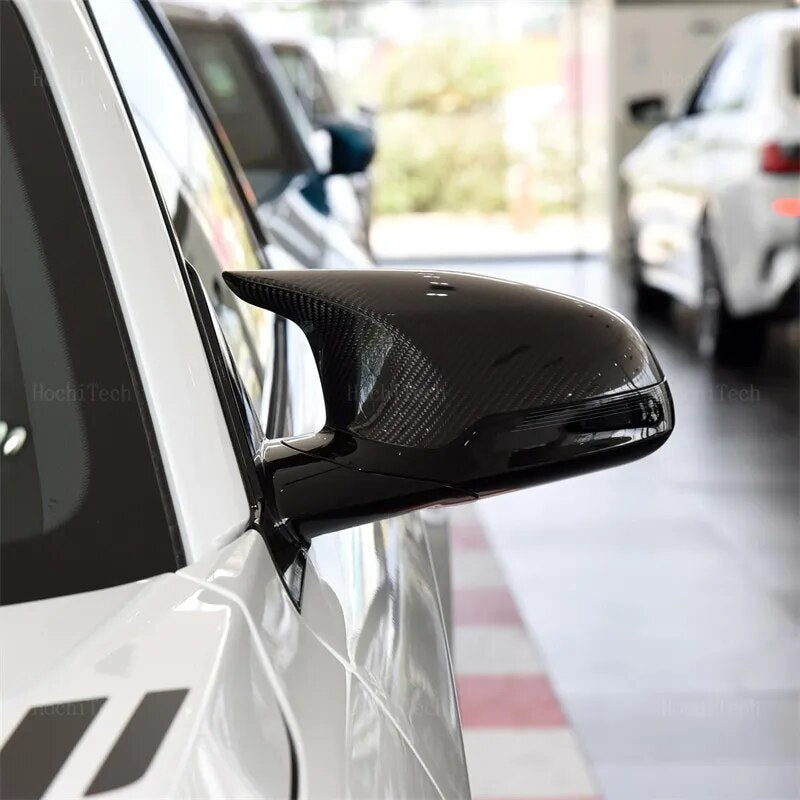 Couvre-rétroviseurs en carbone véritable
 BMW M2 18-21,
 M3 F80 M4 F82 14-20