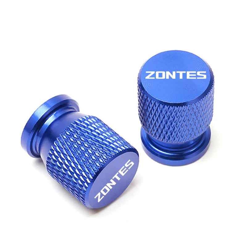 2PCS Aluminum Motorcycle Tyre Valve Cap Universal For Zontes Shengshi 310R 310X 310V 310 t2 G1 125 U1 U 155 ZT 125 T310 350E 350