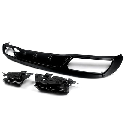 Kit c63 Mercedes W205 SEM PARA-CHOQUES AMG

W205 AMG Style Black Rear Bumper Diffuser For Mercedes W205 C Class Classic Model 2015-2018 4-outlet Exhaust Tips Endpipe