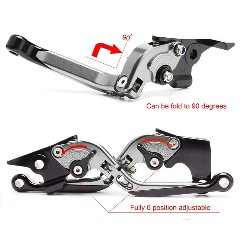 Manetes Personalizadas Suzuki Gsx R

For SUZUKI GSXR GSX-R 600 750 1000 K1 K2 K3 K4 K5 K6 K7 K8 K9 Motorcycle Adjustable Folding Handles Lever Brake Clutch Levers
