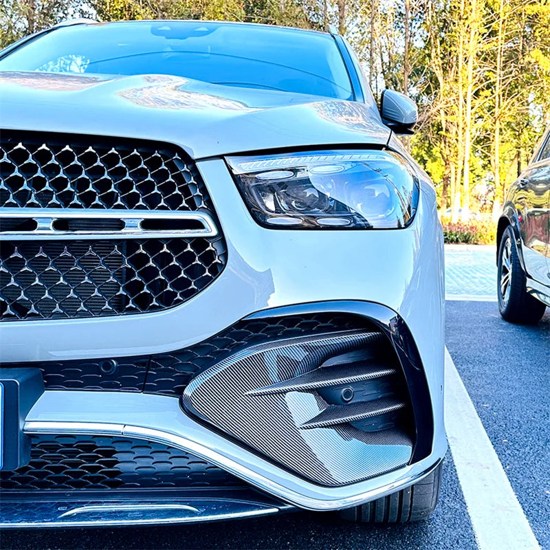 Séparateurs de pare-chocs avant GLE W167

 Pour Mercedes Benz GLE classe W167 C167 2024 + GLE450 GLE53 AMG pare-chocs avant feux antibrouillard calandre couverture cadre Kits de carrosserie