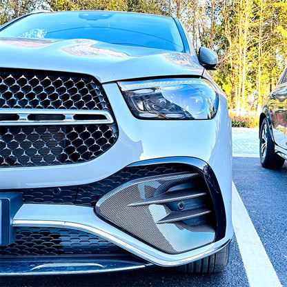 Séparateurs de pare-chocs avant GLE W167

 Pour Mercedes Benz GLE classe W167 C167 2024 + GLE450 GLE53 AMG pare-chocs avant feux antibrouillard calandre couverture cadre Kits de carrosserie