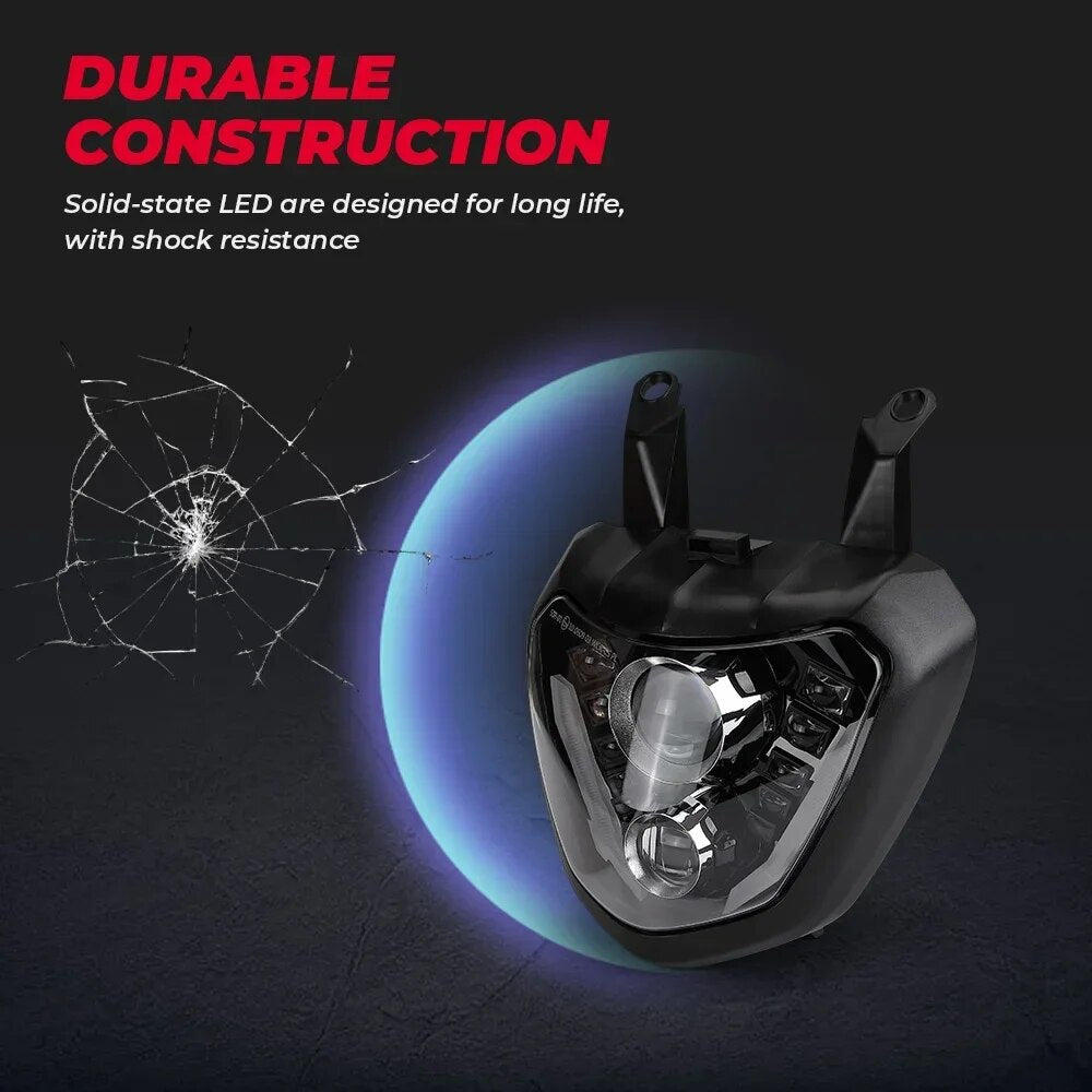 Headlight MT07 2014-2017 LED Headlamp E-mark Projector DRL Assembly Waterproof Lights For Yamaha MT 07 MT-07 FZ07 2015 2016 Led