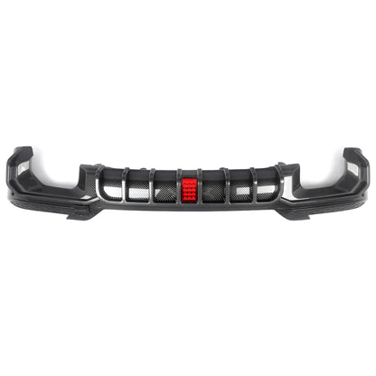 Difusor com Stop F1  BMW X3 G01 LCI M Sport 2022+   Preto brilhante ou carbono Aquaprint