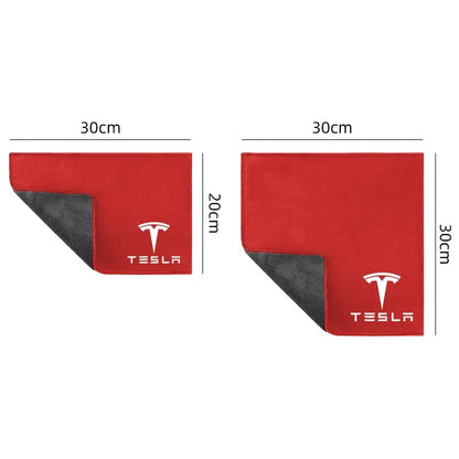 Chiffon en microfibre avec logo
 Bobine Bonina Tesla Model 3 Model S Model X Model Y Roadster