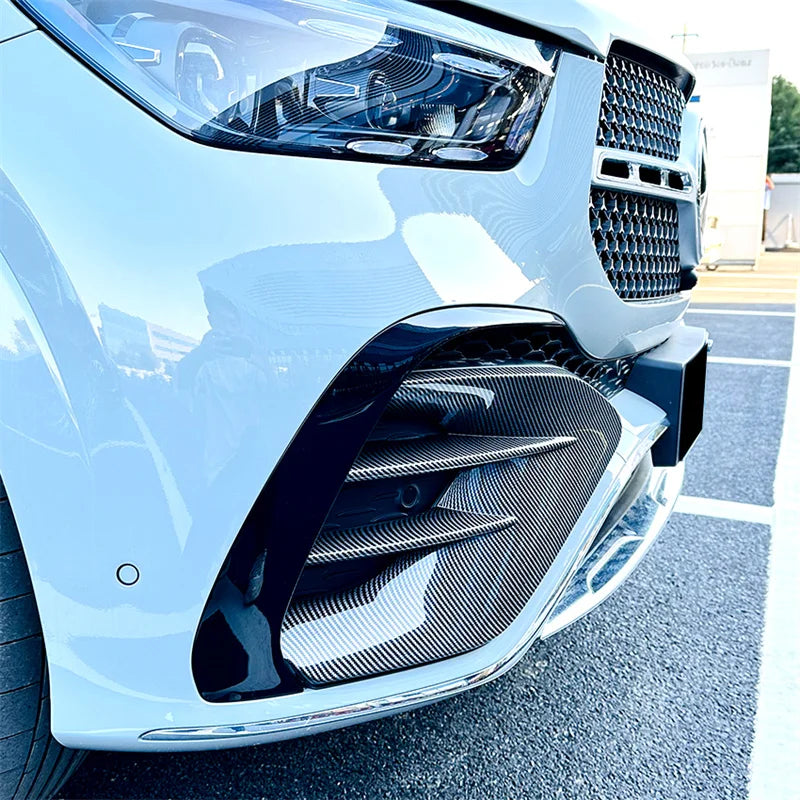 Séparateurs de pare-chocs avant GLE W167

 Pour Mercedes Benz GLE classe W167 C167 2024 + GLE450 GLE53 AMG pare-chocs avant feux antibrouillard calandre couverture cadre Kits de carrosserie