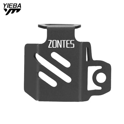 Motorcycle CNC Rear Brake Fluid Reservoir Cover Guard Protector For Zontes G1-125 ZT125-U 125 U1 Z2 125 U125 Accessories