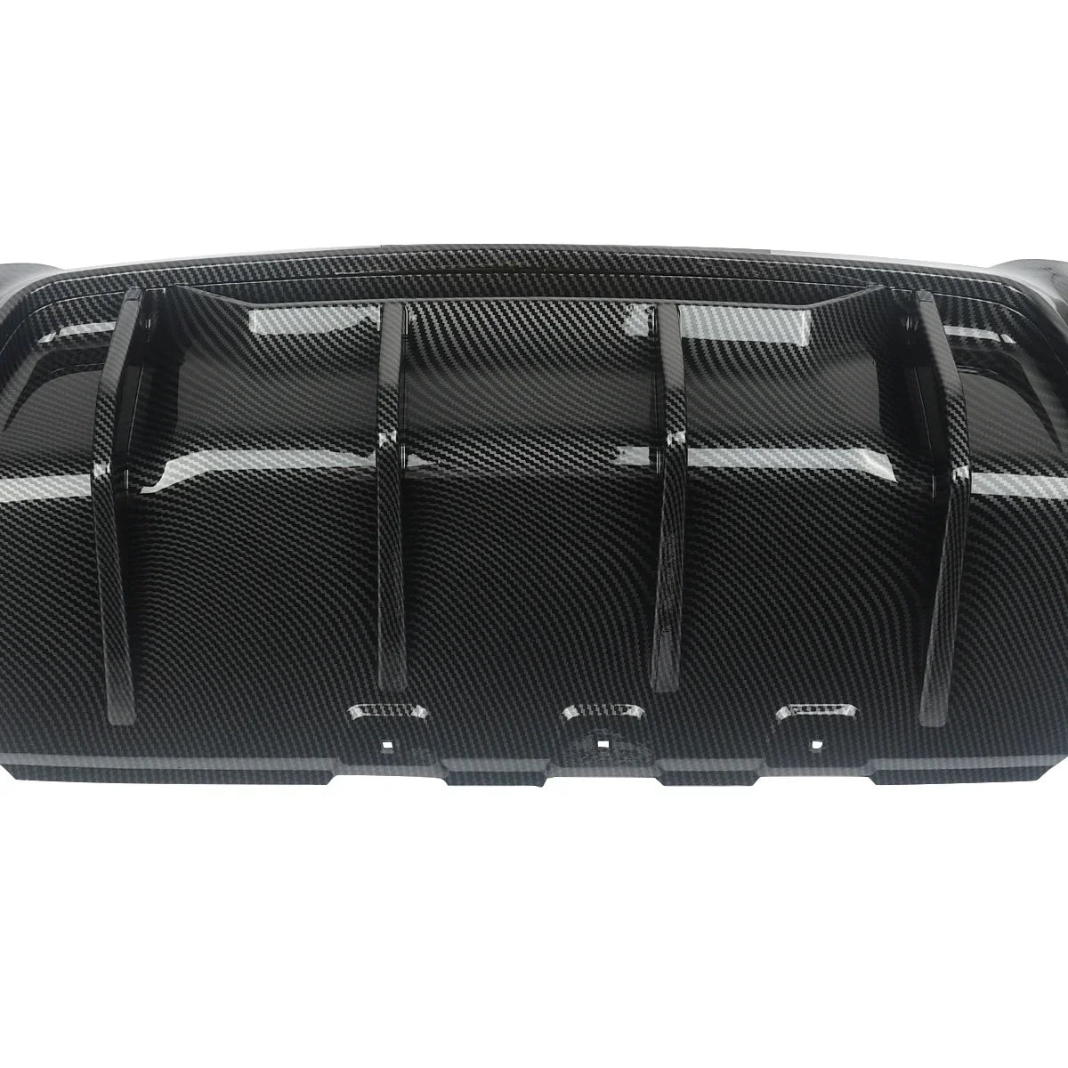 Difusor Carbono Aquaprint  BMW F10 M Sport 2011-2016

 CARBON LOOK For BMW F10 F11 M Sport 2011-2016 Bumper Rear Quad Diffuser Lip M5 Style