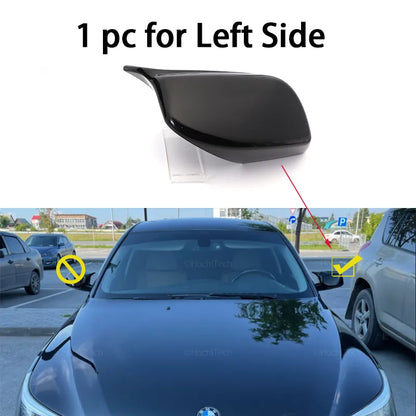 Capas de Espelho Tipo M5 Bmw E60 E61

Carbon Fiber Look Black Rearview Side Mirror cover Caps for BMW 5 Series E60 E61 E63 E64 2004-2008 520i 525i 528i 528xi 530i