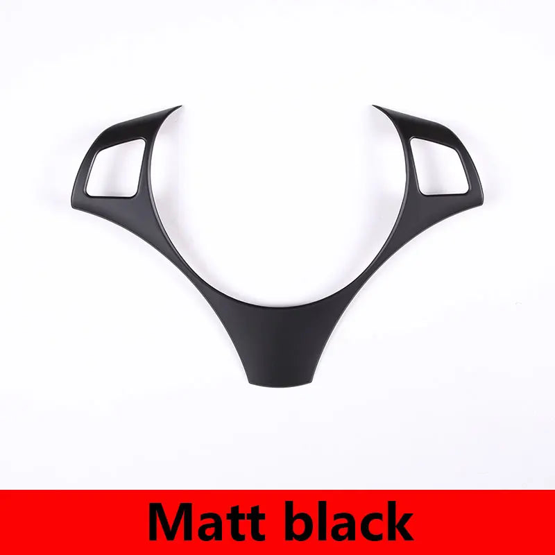 Cache central de volant BMW E81 E82 E87 E88 E90 E91

 Autocollant de couverture de cadre de volant de voiture en Fiber de carbone ABS, pour BMW série 3 E90 05-12 et BMW série 1 E87 04-11, accessoires de voiture