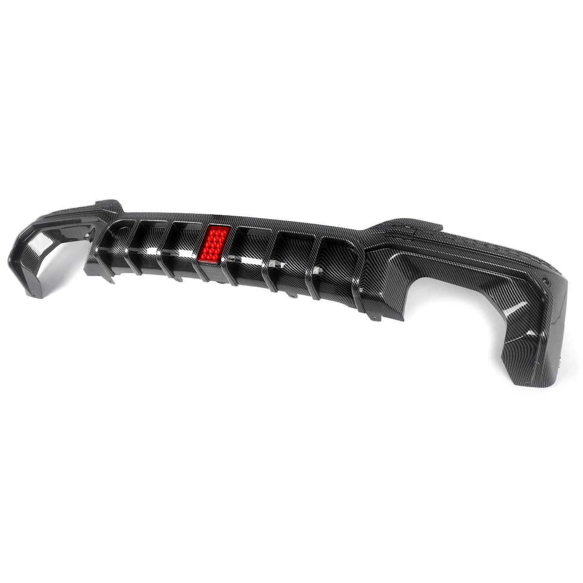 Difusor com Stop F1  BMW X3 G01 LCI M Sport 2022+   Preto brilhante ou carbono Aquaprint