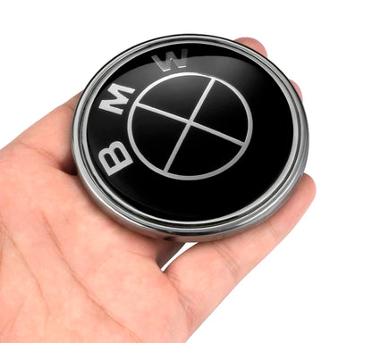 Simbolos BMW Várias medidas

82mm/74mm All Black Car Emblem Hood Badge Front Rear Trunk Logo for X1 X3 X5 E53 G01 F20 G30 F30 F31 E36 E39 E87 E60 E46 E91