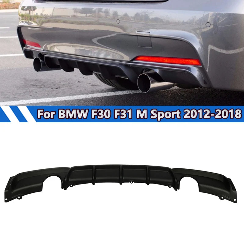 Difusor para BMW F30 F31  M-TECH 2012-2018 vários estilos