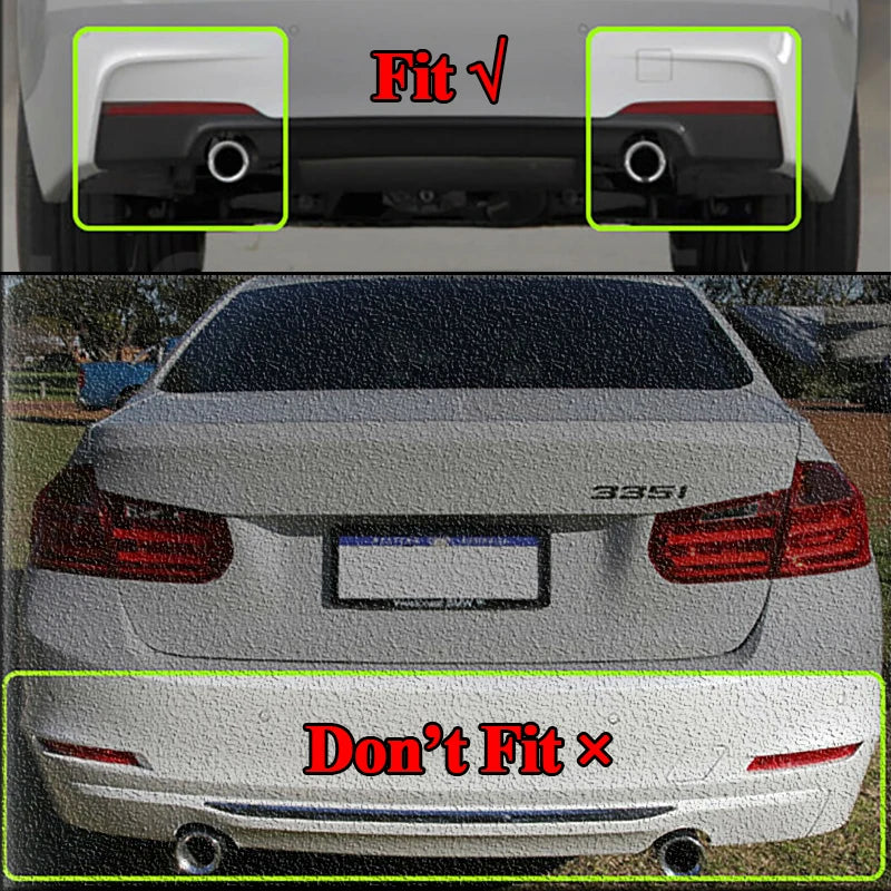 Difusor para BMW F30 F31  M-TECH 2012-2018 vários estilos