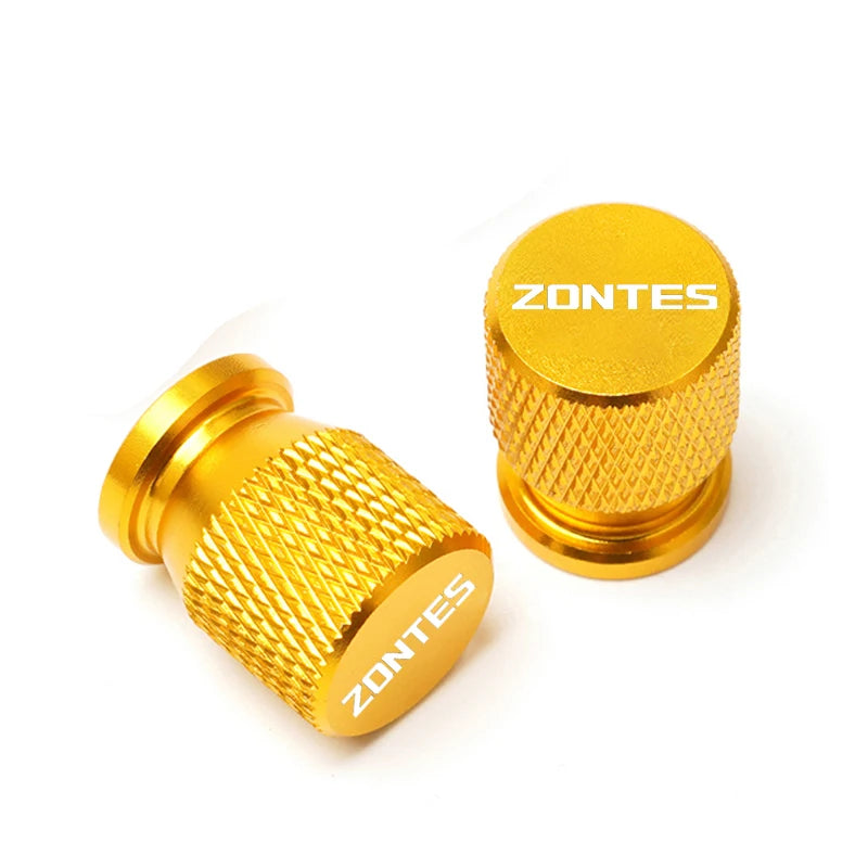 2PCS Aluminum Motorcycle Tyre Valve Cap Universal For Zontes Shengshi 310R 310X 310V 310 t2 G1 125 U1 U 155 ZT 125 T310 350E 350