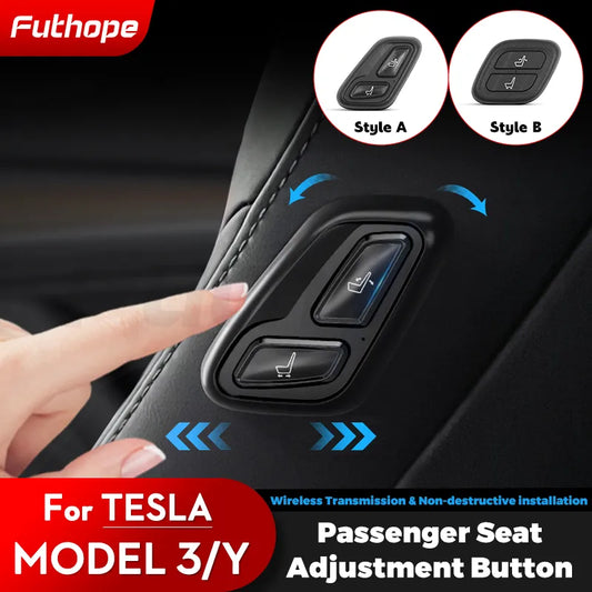 Bouton de mouvement du siège électrique Tesla Adpatavel

 Futhope Boutons de commutation sans fil de réglage du siège copilote pour Tesla Model3 Model Y 2021-2023 Mise à niveau de la télécommande copilote