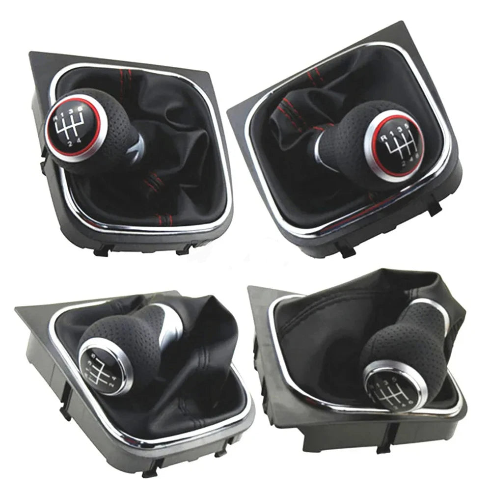 Kit Manete e fole de 5 ou 6 Velocidades para  VW JETTA GOLF 5 /6

5/6 Speed Gear Shift Knob For VW VW Jetta 5 6 GOLF 6 VI MK5 MK6 5KD 711 113 5KD711113 Car Replacement Manual Gear Stick Shifter