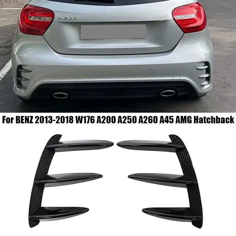 Splits / Garras Mercedes classe A w176

Car Rear Bumper Canards Side Vent Spoiler Anti-collision Guard For Mercedes Benz W176 A200 A250 A260 A45 AMG 2013-2018