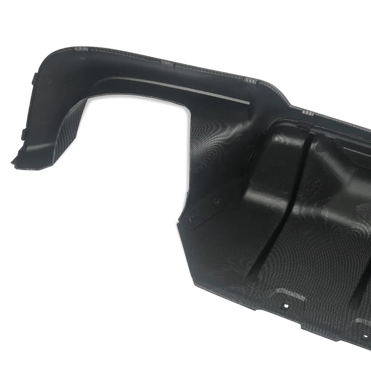 Difusor Carbono Aquaprint  BMW F10 M Sport 2011-2016

 CARBON LOOK For BMW F10 F11 M Sport 2011-2016 Bumper Rear Quad Diffuser Lip M5 Style