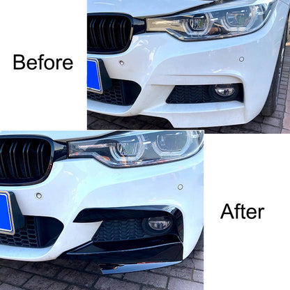 Splits Para-Choques Frontal M Bmw F30 F31

Front Bumper Spoiler Splitter Trim Cover Lip For BMW 3 Series F30 M Sport 320i 325i 13-2019 Fog Lamp Intake Spoiler