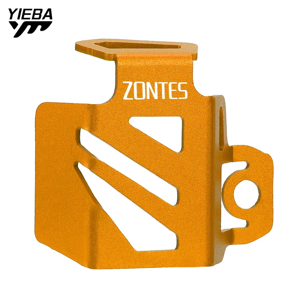 Motorcycle CNC Rear Brake Fluid Reservoir Cover Guard Protector For Zontes G1-125 ZT125-U 125 U1 Z2 125 U125 Accessories