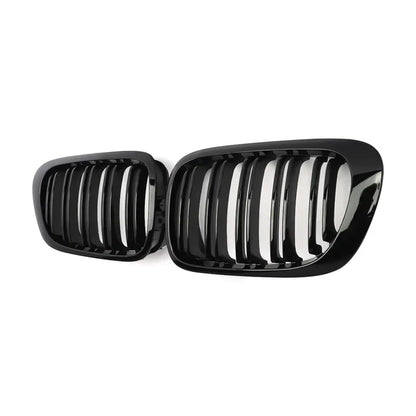 Grelhas Duplas  BMW  E46 M Series 3 coupe 1998-04 

Front Kidney Grill Double Slat Grille for BMW  E46 M Series M3 2 Door Gloss Black Racing Grille Fit 1998-04 Car ABS Styling