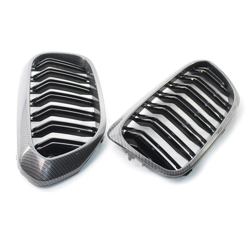 Grelha Dupla

Front Bumper Kidney Grille Grill For BMW G30 G31 5 Series 525I 530I 540I 550I M5 With M-Performance Black Line Kidney Matt Black