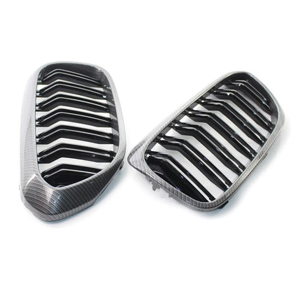 Grelha Dupla

Front Bumper Kidney Grille Grill For BMW G30 G31 5 Series 525I 530I 540I 550I M5 With M-Performance Black Line Kidney Matt Black