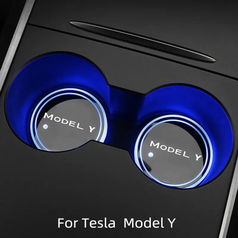 Posa Copos Iluminado Tesla

Car Luminous Water Coaster for Tesla Model Y 2021 2022 Car Accessories Non-slip Water Cup Coaster with LED Light