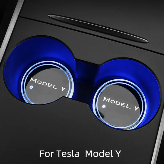 Posa Copos Iluminado Tesla

Car Luminous Water Coaster for Tesla Model Y 2021 2022 Car Accessories Non-slip Water Cup Coaster with LED Light