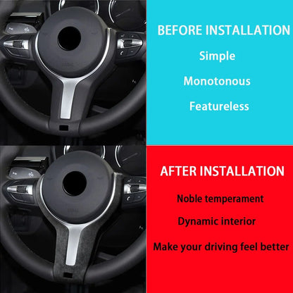 Centro do Volante em Alcantara  
BMW F20 F22 F30 F32 F33 F36 F10 F06 F12 F13 2015 2016 2017 2018