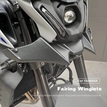 MK For YAMAHA MT-09 MT09 2021-2023 Front Fairing Winglets Aerodynamic Wing Shell Cover Protection Guards Kit
