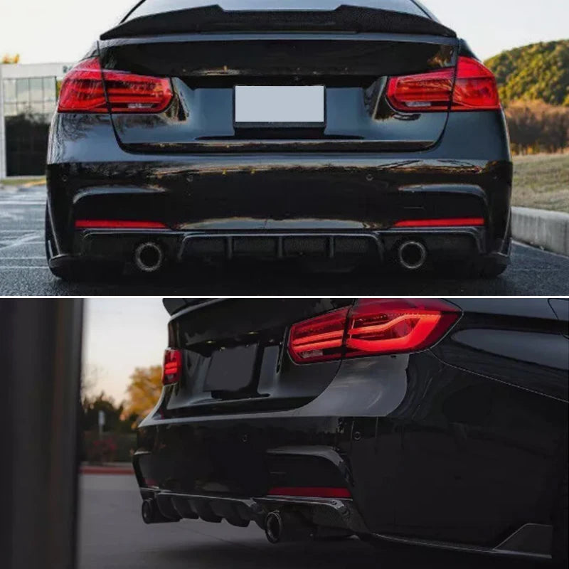 Difusor para BMW F30 F31  M-TECH 2012-2018 vários estilos