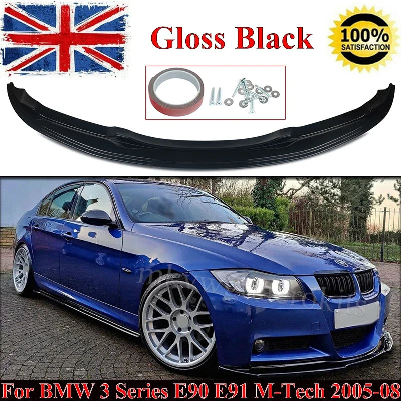 Lip Frontal BMW E90 E91 PRE LCI

FOR BMW 3 SERIES E90 E91 M SPORT 05-08 PRE-LCI FRONT BUMPER LIP SPOILER SPLITTER