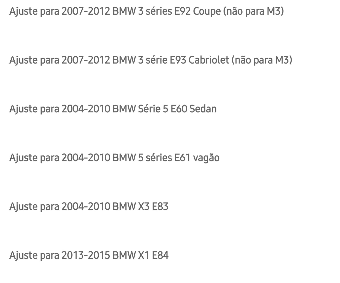 Piscas dinamicos bmw