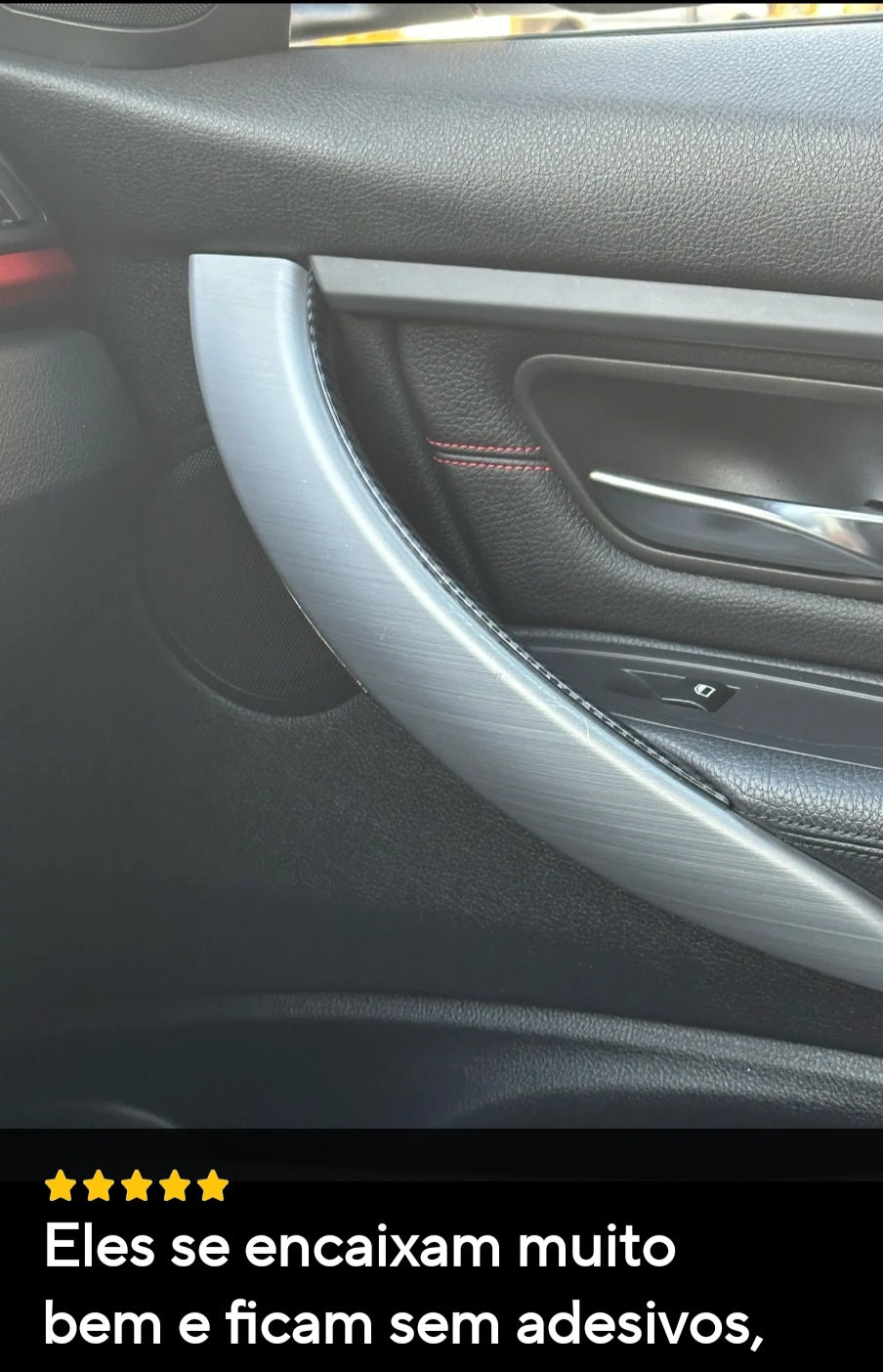 Capas interiores puxador BMW F30 F31 Carbono Aquaprint