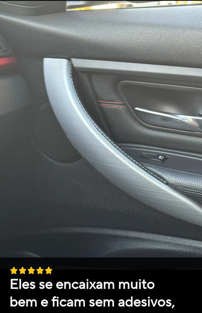 Capas interiores puxador BMW F30 F31 Carbono Aquaprint