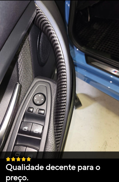 Capas interiores puxador BMW F30 F31 Carbono Aquaprint