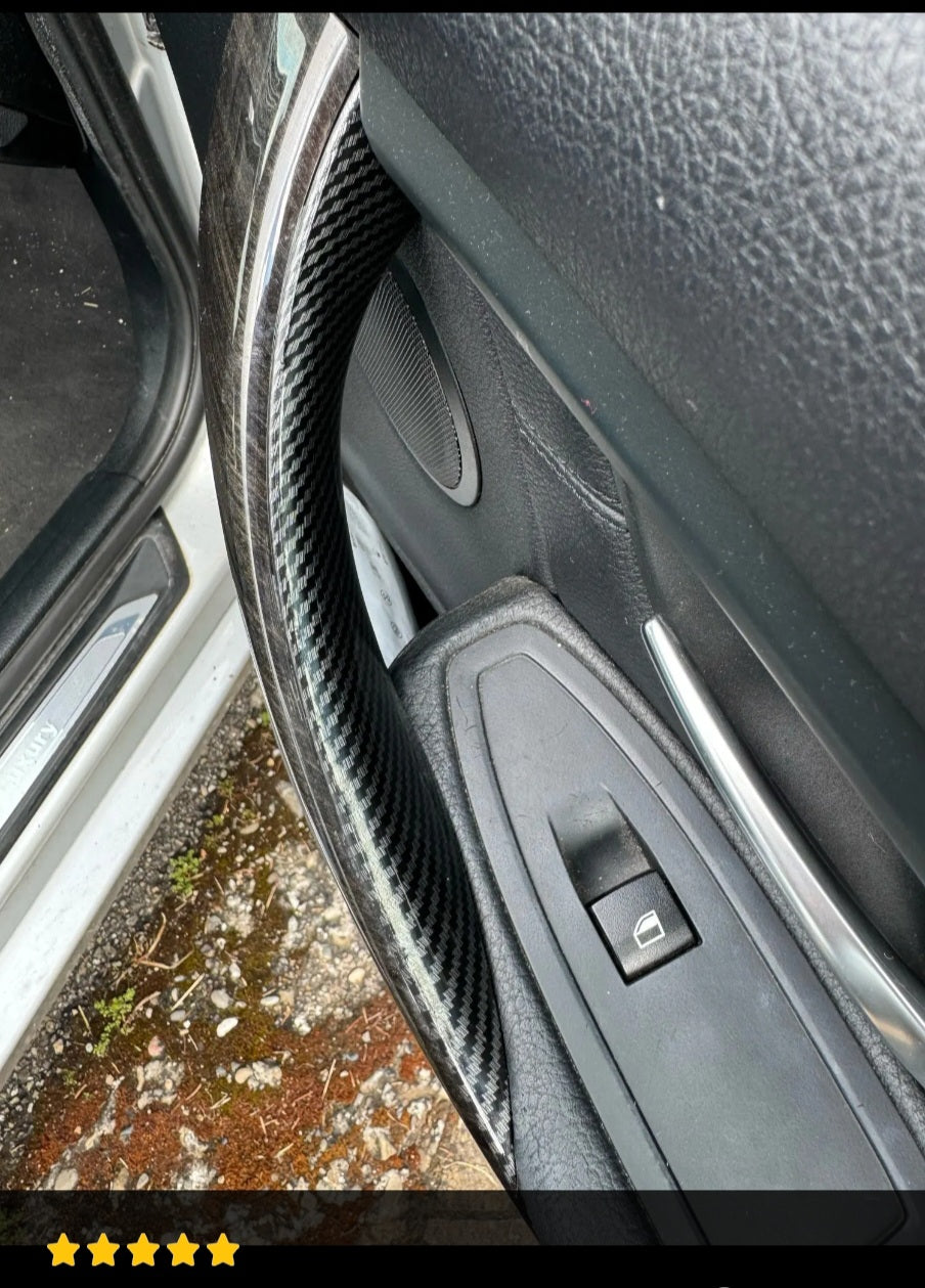 Capas interiores puxador BMW F30 F31 Carbono Aquaprint