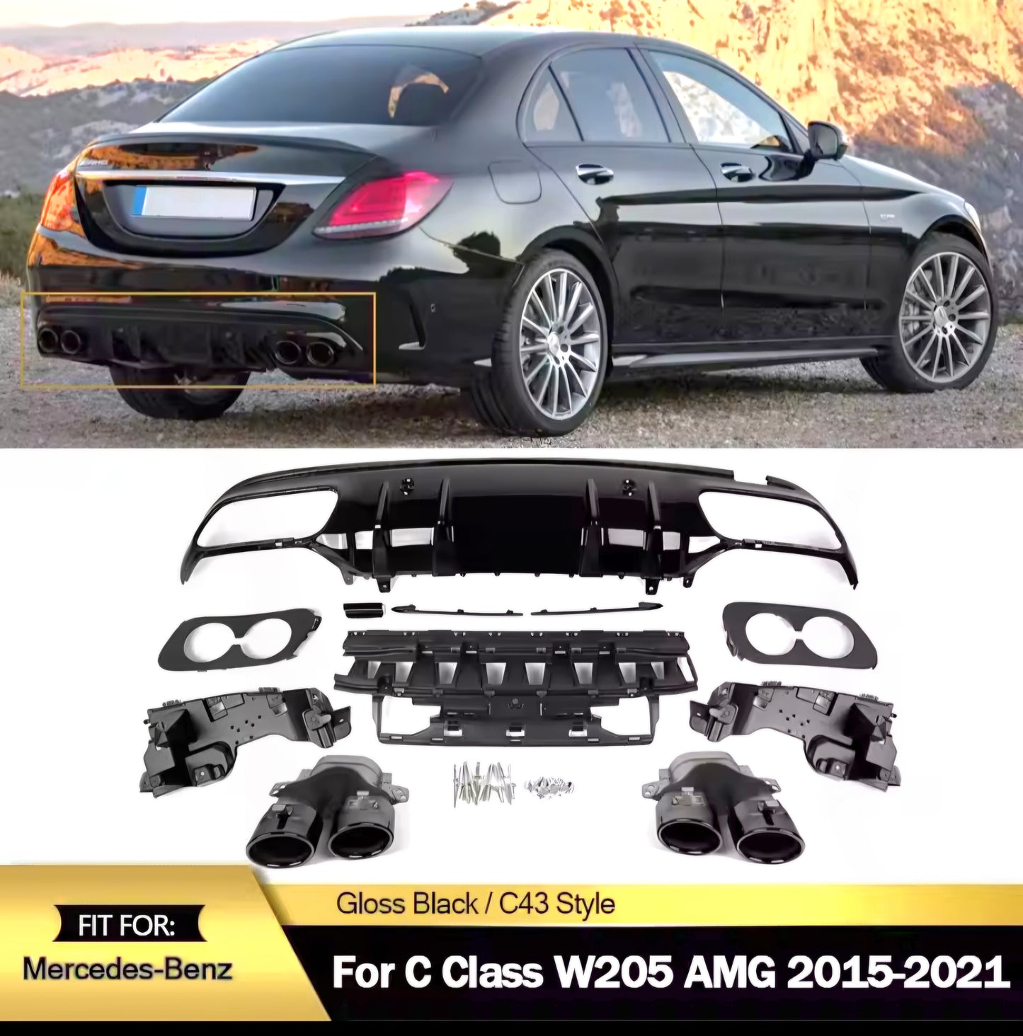 Kit C43 Mercedes w205 /C205