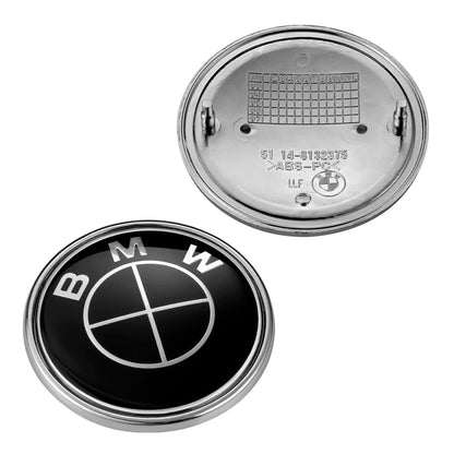Simbolos BMW Várias medidas

82mm/74mm All Black Car Emblem Hood Badge Front Rear Trunk Logo for X1 X3 X5 E53 G01 F20 G30 F30 F31 E36 E39 E87 E60 E46 E91