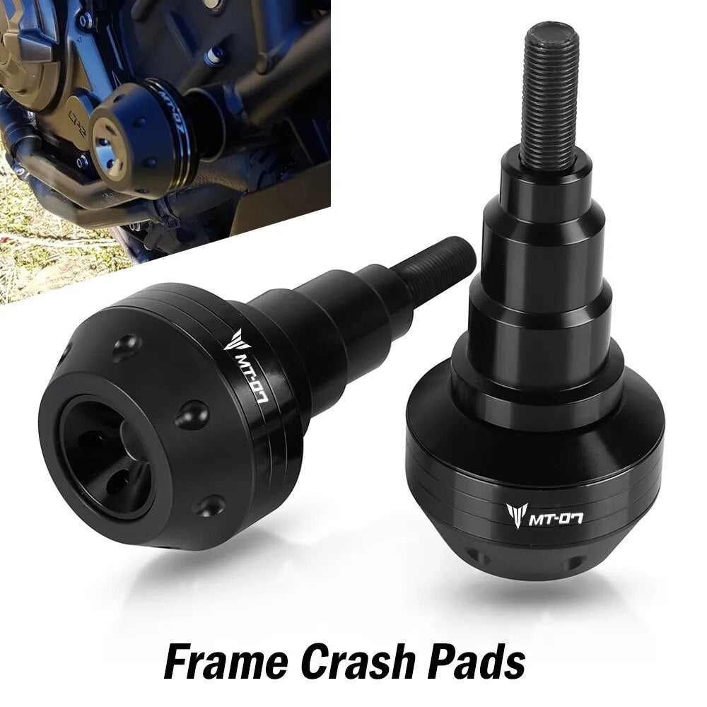Proteções Laterais/ Coguelos

For Yamaha MT-07 MT07 MT 07 2015-2023 Motorcycle engine protection Sliders cover Frame Sliders Crash Pad Falling Protector Guard