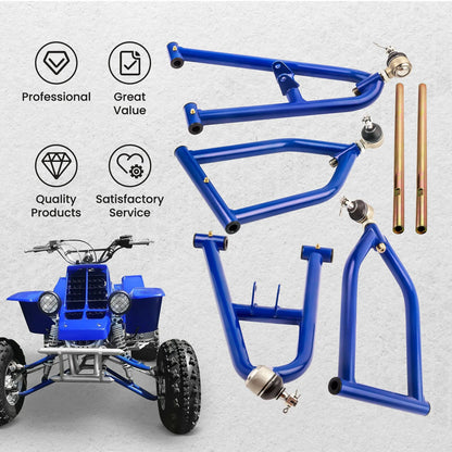 Stainless Sport Extended A-Arms +2" Wider For Yamaha Banshee 350 YFZ350 91-2006 Front Wider Extender ATV Spring